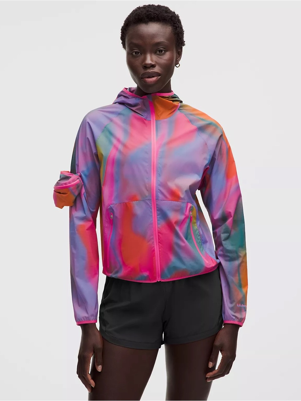 NWT Lululemon Packable Trail Running Jacket
Speed Glow Multi